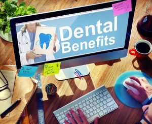 Dental benefits on computer